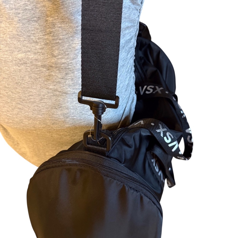Victorias Secret VSX black nylon Duffle bag. - Picture 5 of 11
